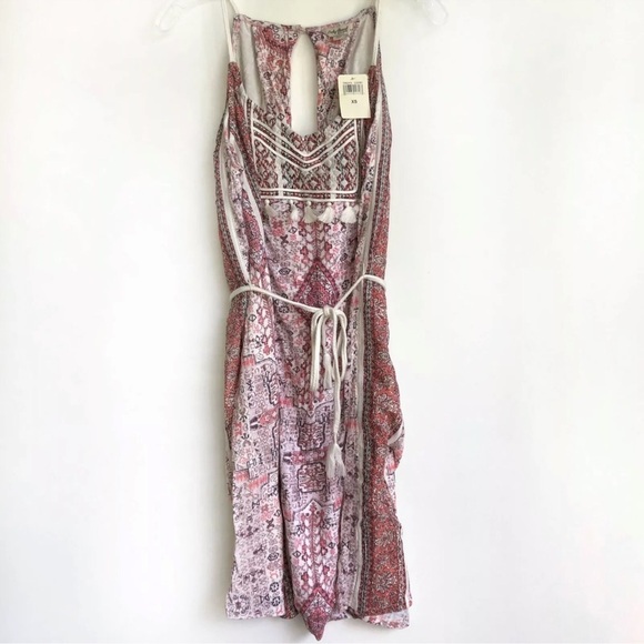 Lucky Brand Tribal Print Tie Waist Dress Size XS - Picture 6 of 11